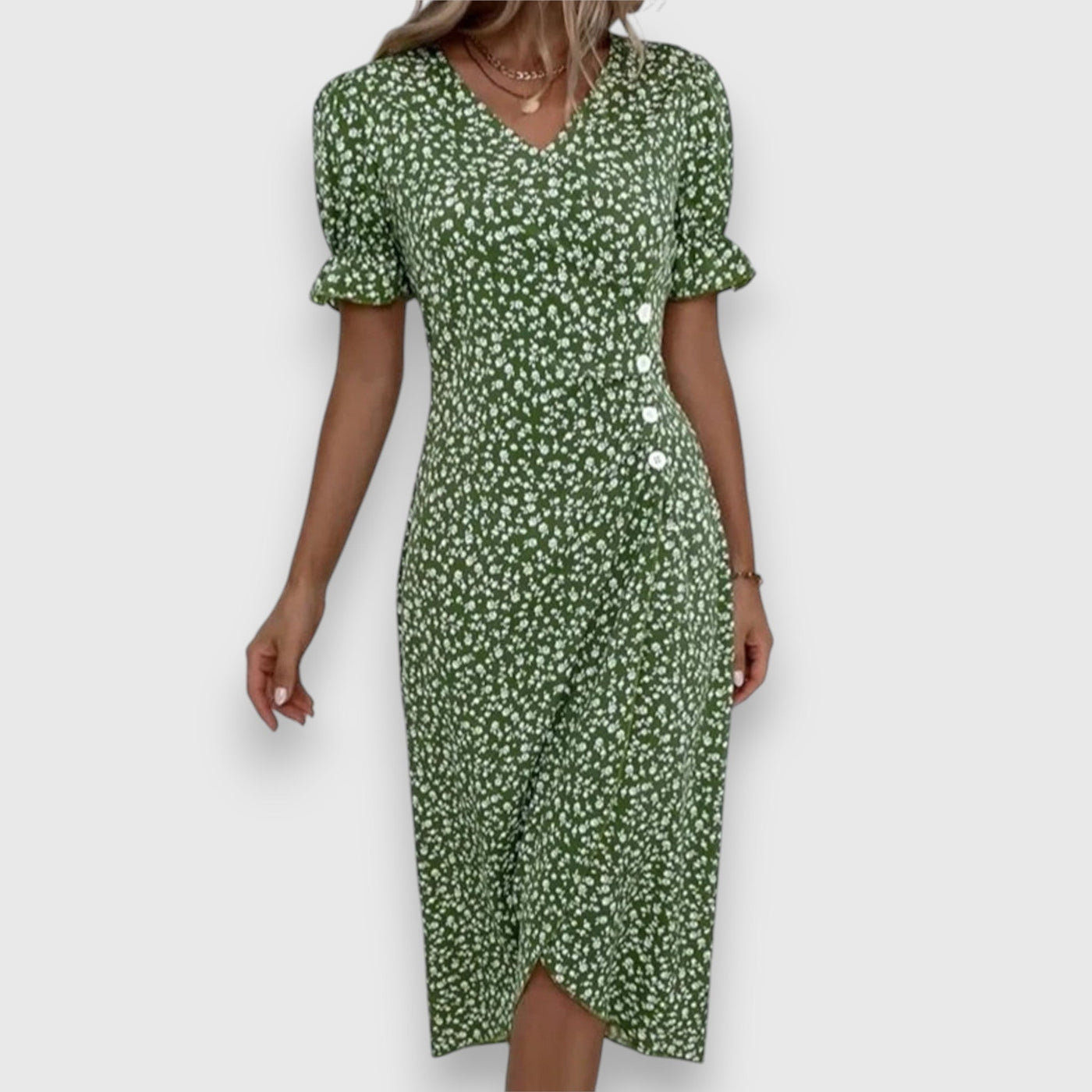 Victoria | Elegant Floral Dress