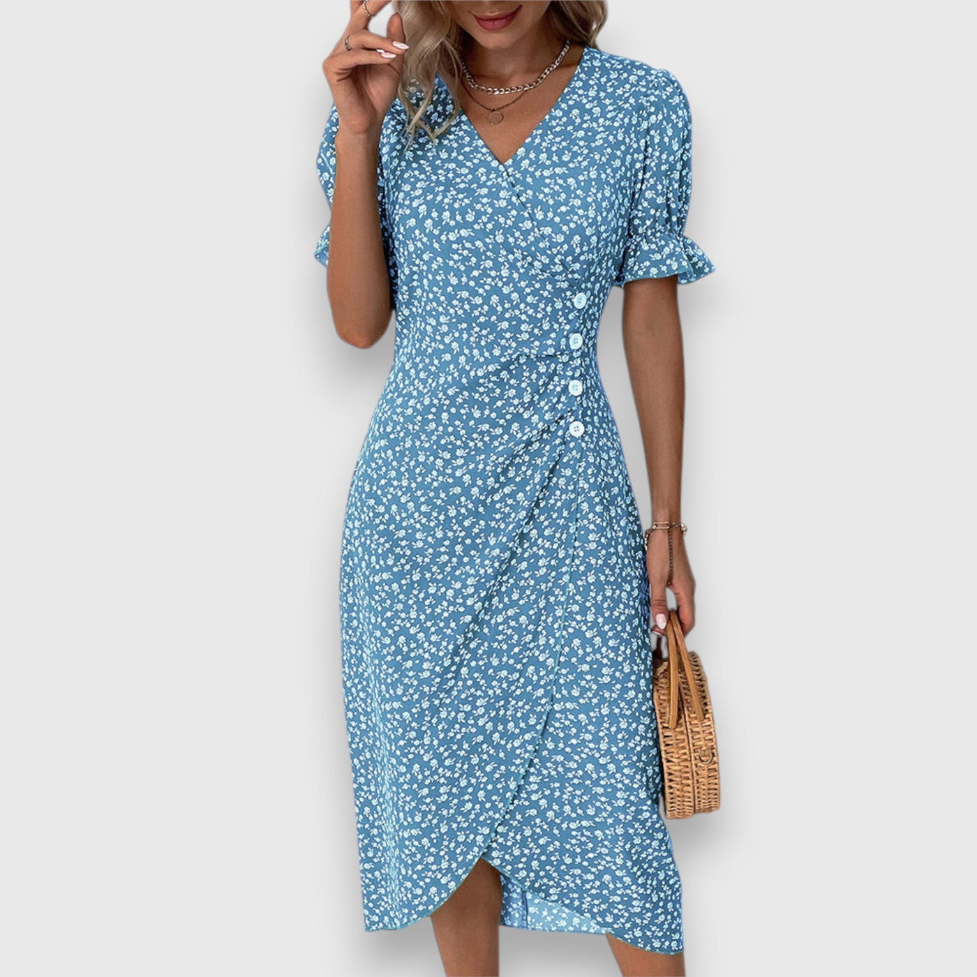 Victoria | Elegant Floral Dress