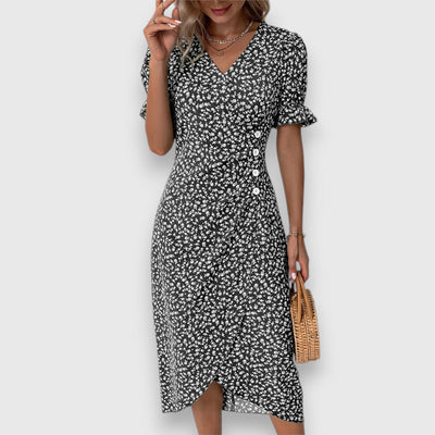 Victoria | Elegant Floral Dress