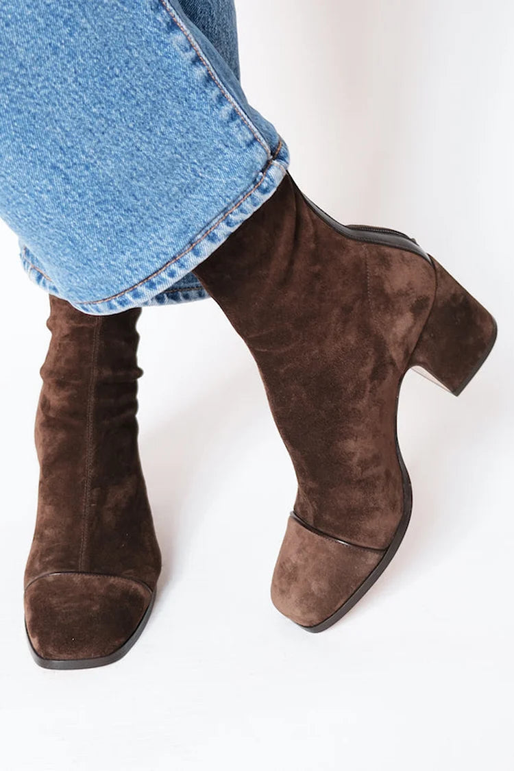 Olivia | Elegant Suede Ankle Boots