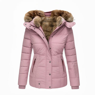Olivia | Fur Lined Hooded Winter Coat