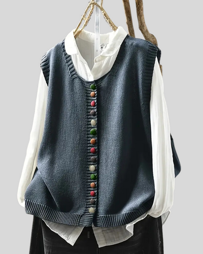 Victoria | Sleeveless Knitted Vest