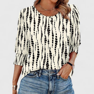 Victoria | Elegant Smocked Top