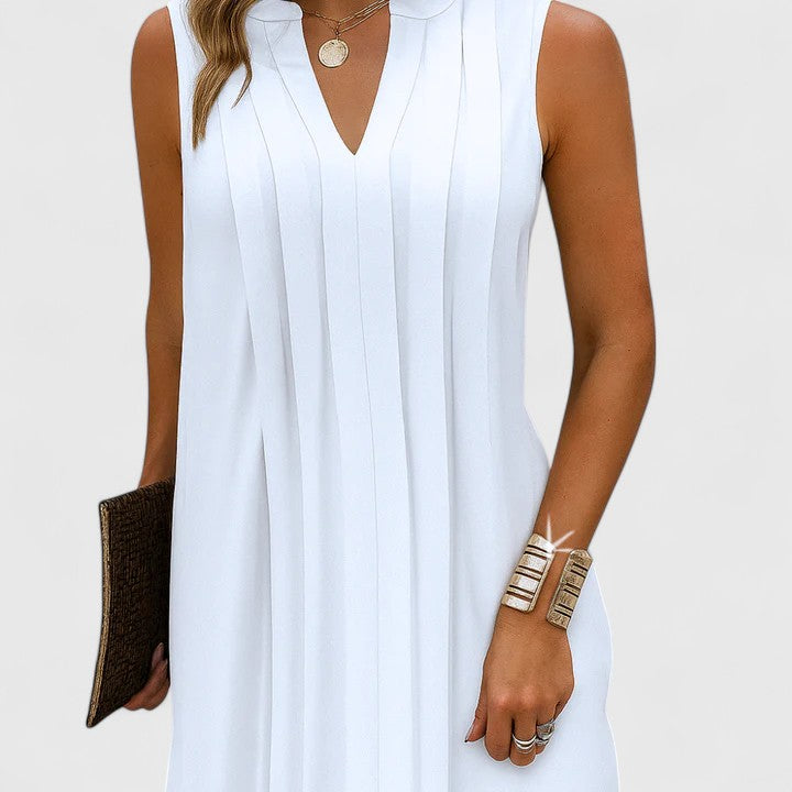 Victoria | Elegant Flattering Dress with V-Neck