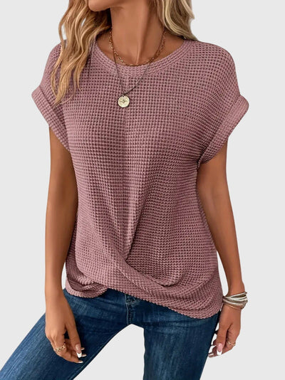 Victoria | Elegant Blouse with Crew Neck