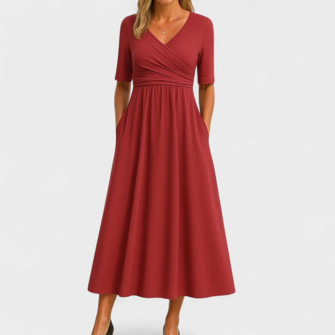 Victoria | Elegant Midi Dress