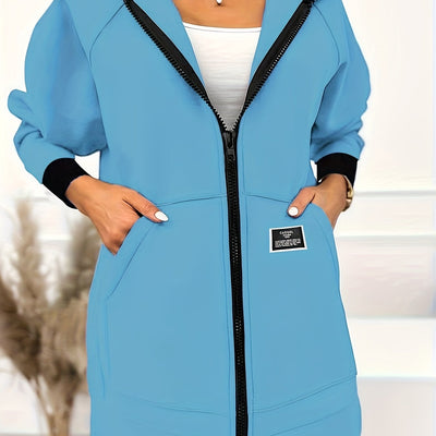 Victoria | Elegant Longline Hoodie