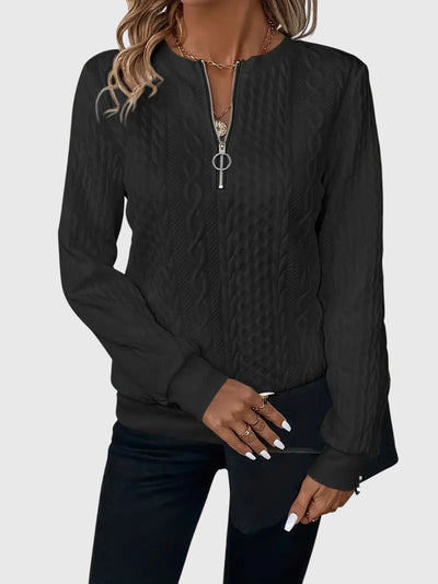 Victoria | Zipped Sweater