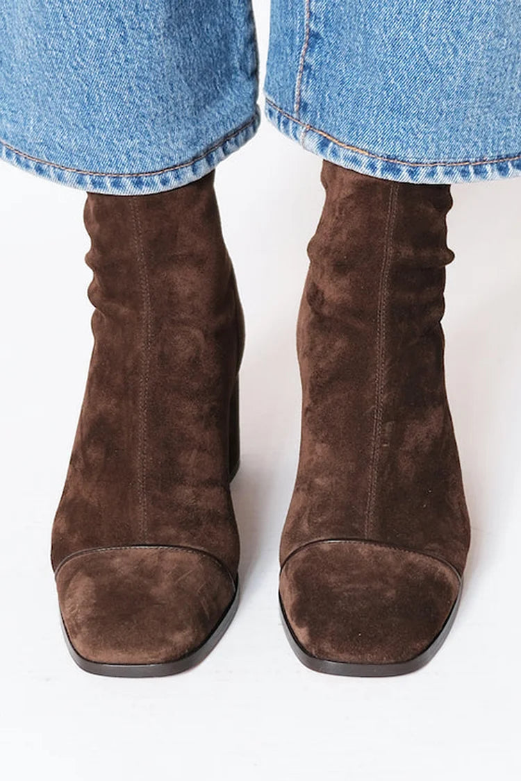Olivia | Elegant Suede Ankle Boots