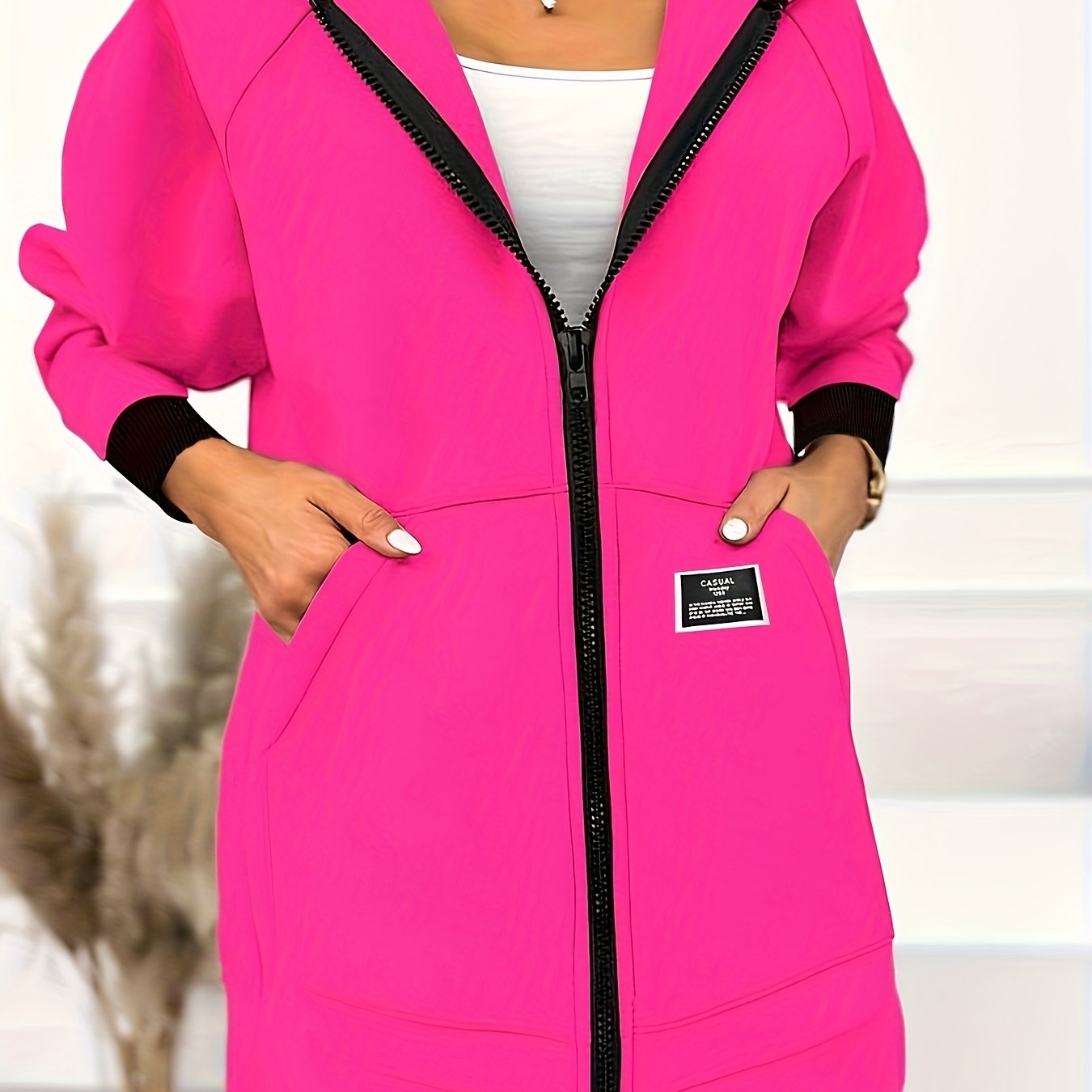 Victoria | Elegant Longline Hoodie