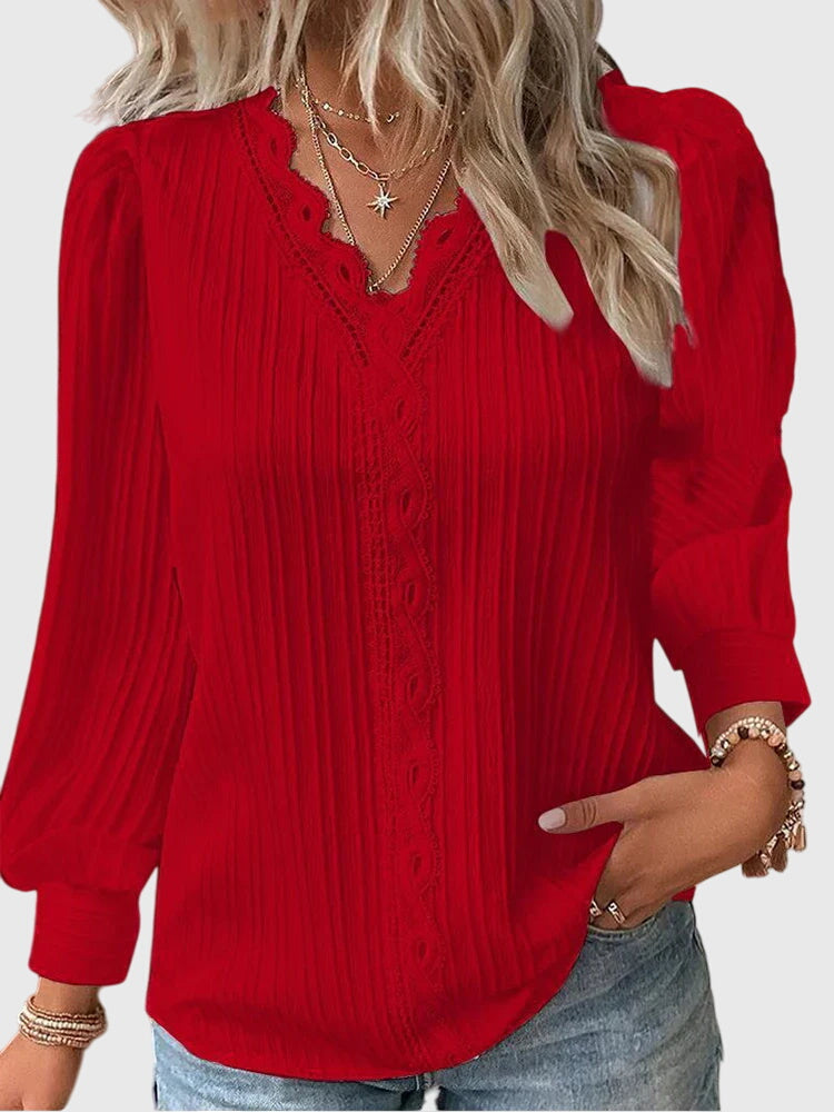 Olivia | Elegant Pullover Blouse