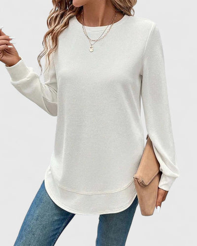 Victoria | Elegant O-Neck Long Sleeve