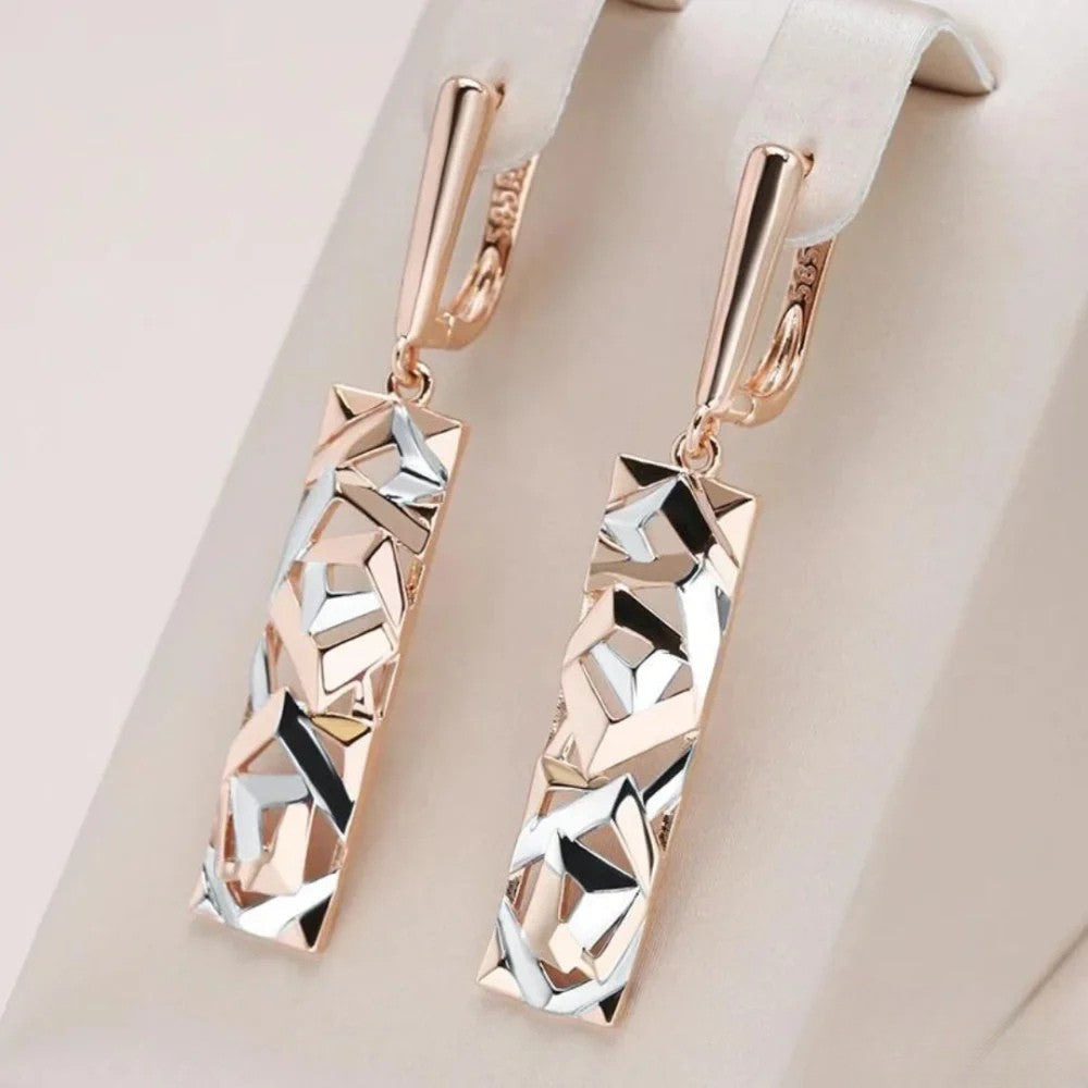 Victoria | Elegant Rectangular Earrings