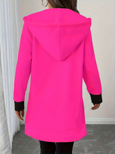 Victoria | Elegant Longline Hoodie