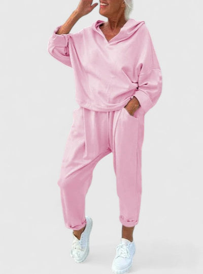 Victoria | Comfortable Hooded Sweatshirt Set