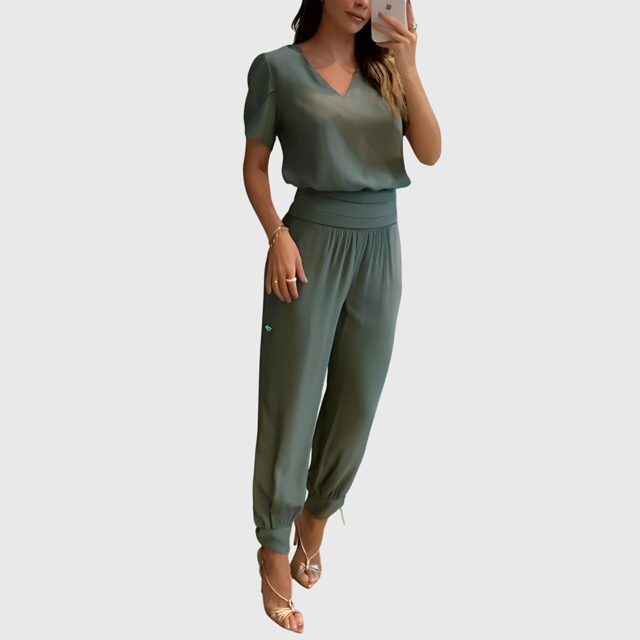 Victoria | Stylish Blouse and Trousers Set
