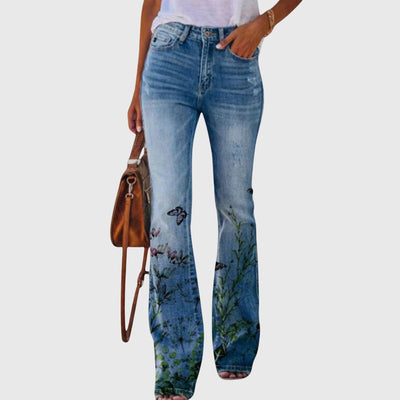 Victoria Pants with Flowers |