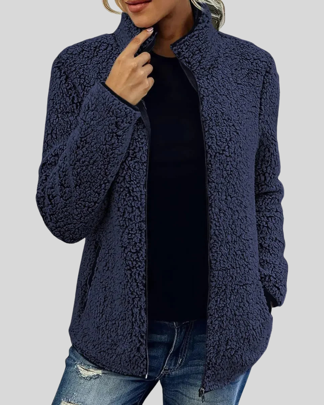 Victoria | Elegant Casual Fleece Jacket