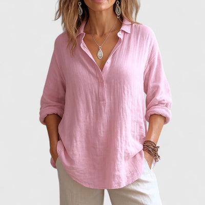 Victoria | Comfortable Linen Blouse