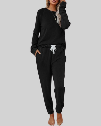 Victoria | Casual Long Sleeve and Sweatpants Set