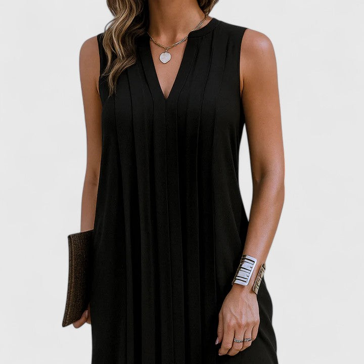 Victoria | Elegant Flattering Dress with V-Neck