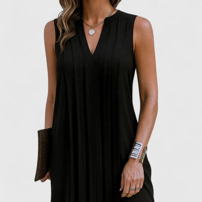 Victoria | Elegant Flattering Dress with V-Neck