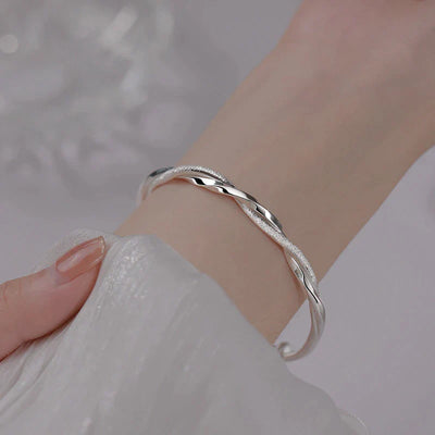 Victoria | Braided Silver Bracelet