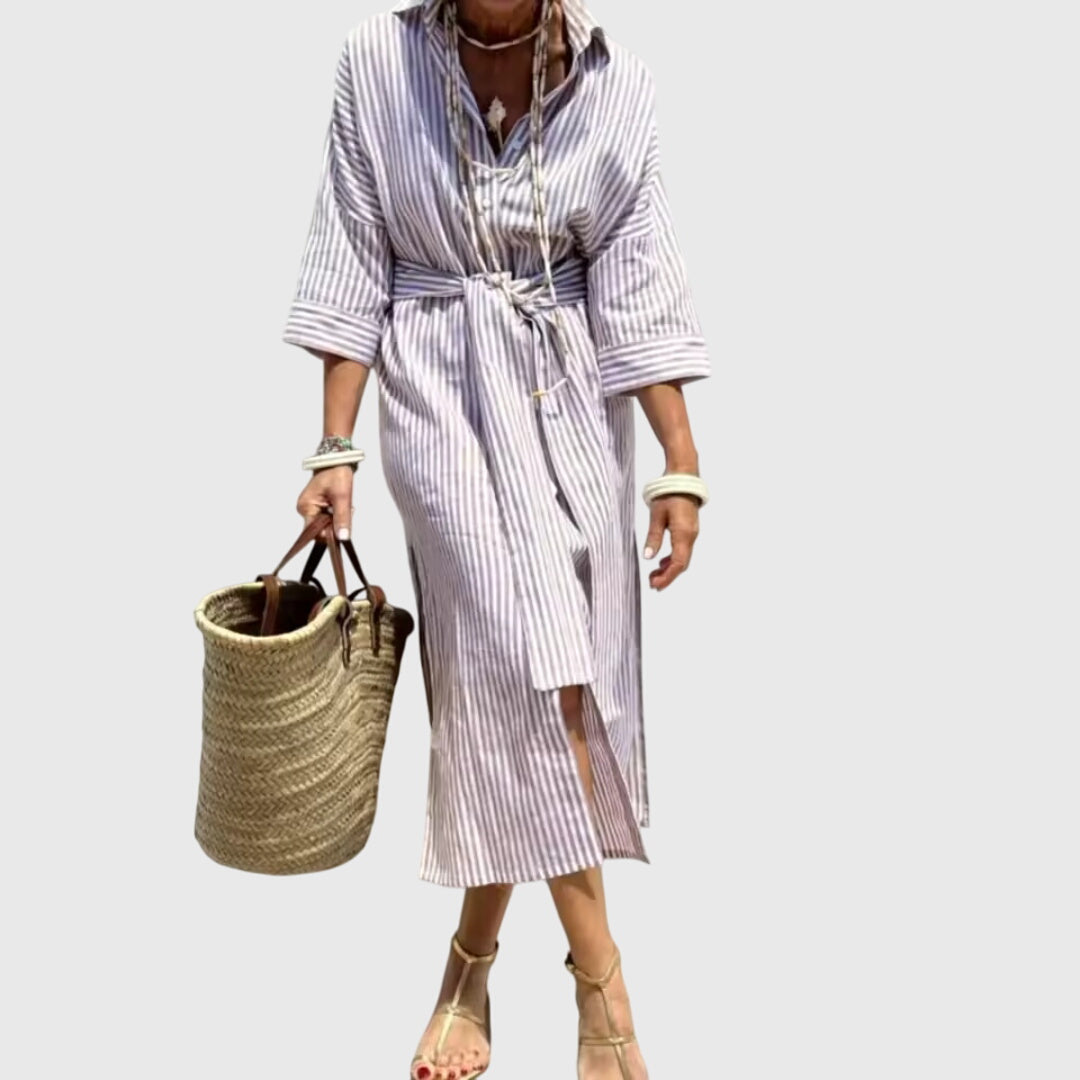 Victoria | Classic Striped Dress