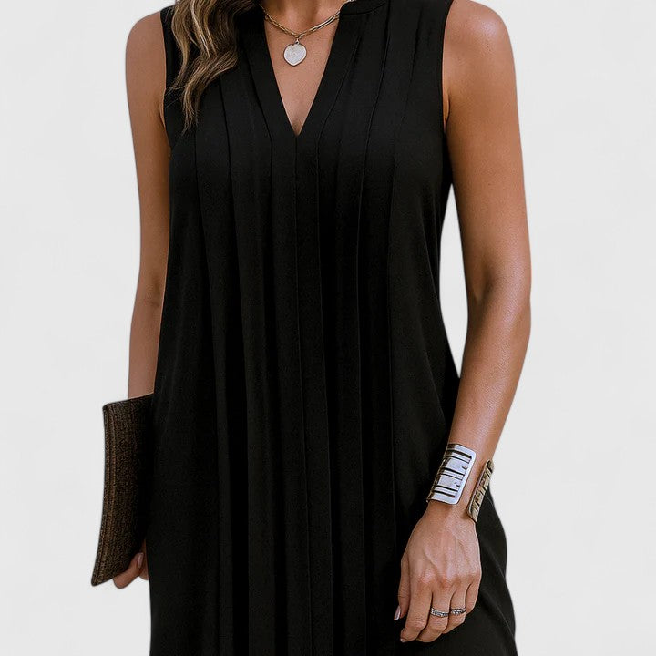 Victoria | Elegant Flattering Dress with V-Neck