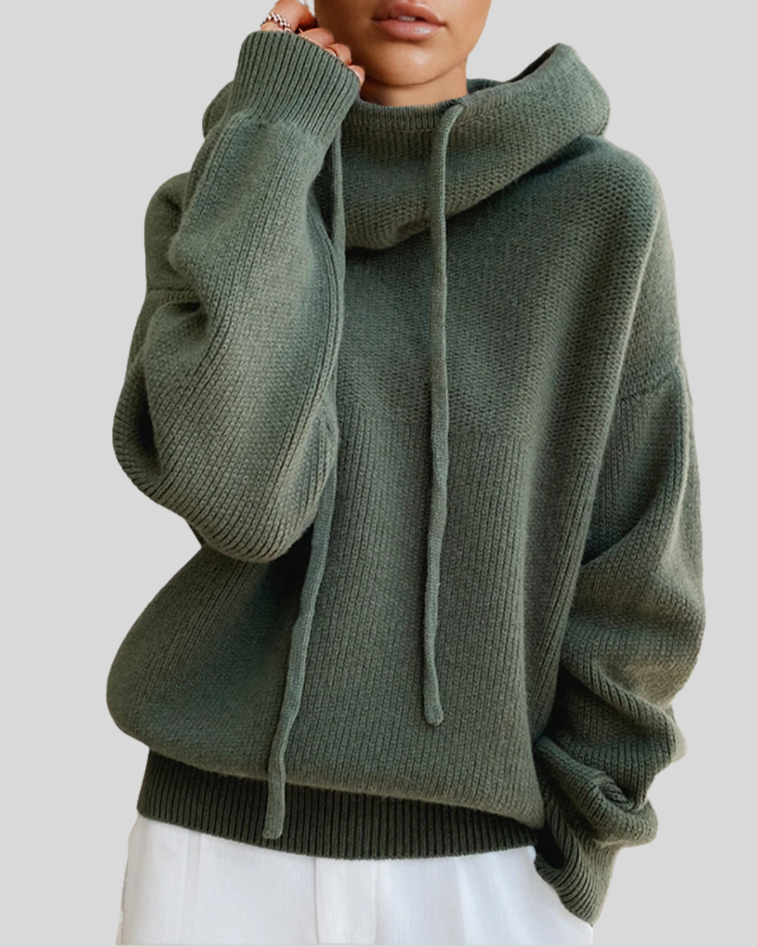 Victoria | Women's Jumper with Luxurious Polo Neck