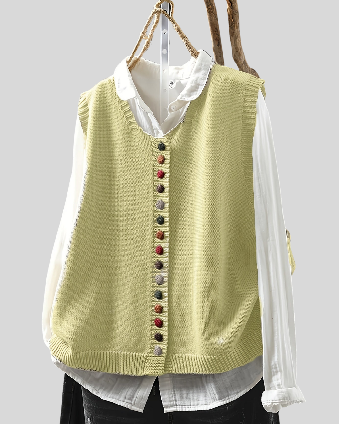 Victoria | Sleeveless Knitted Vest