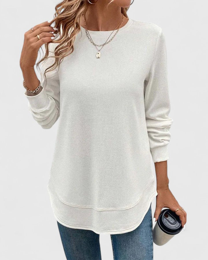 Victoria | Elegant O-Neck Long Sleeve