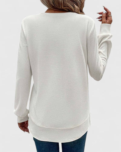 Victoria | Elegant O-Neck Long Sleeve