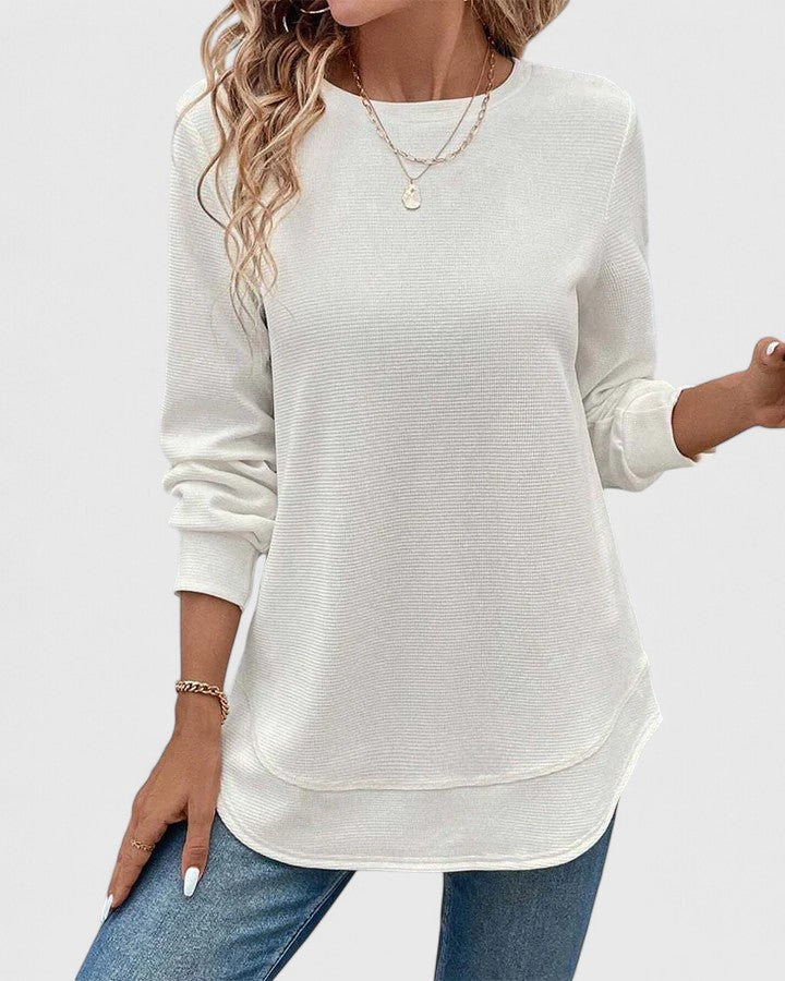Victoria | Elegant O-Neck Long Sleeve