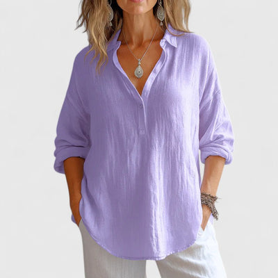Victoria | Comfortable Linen Blouse
