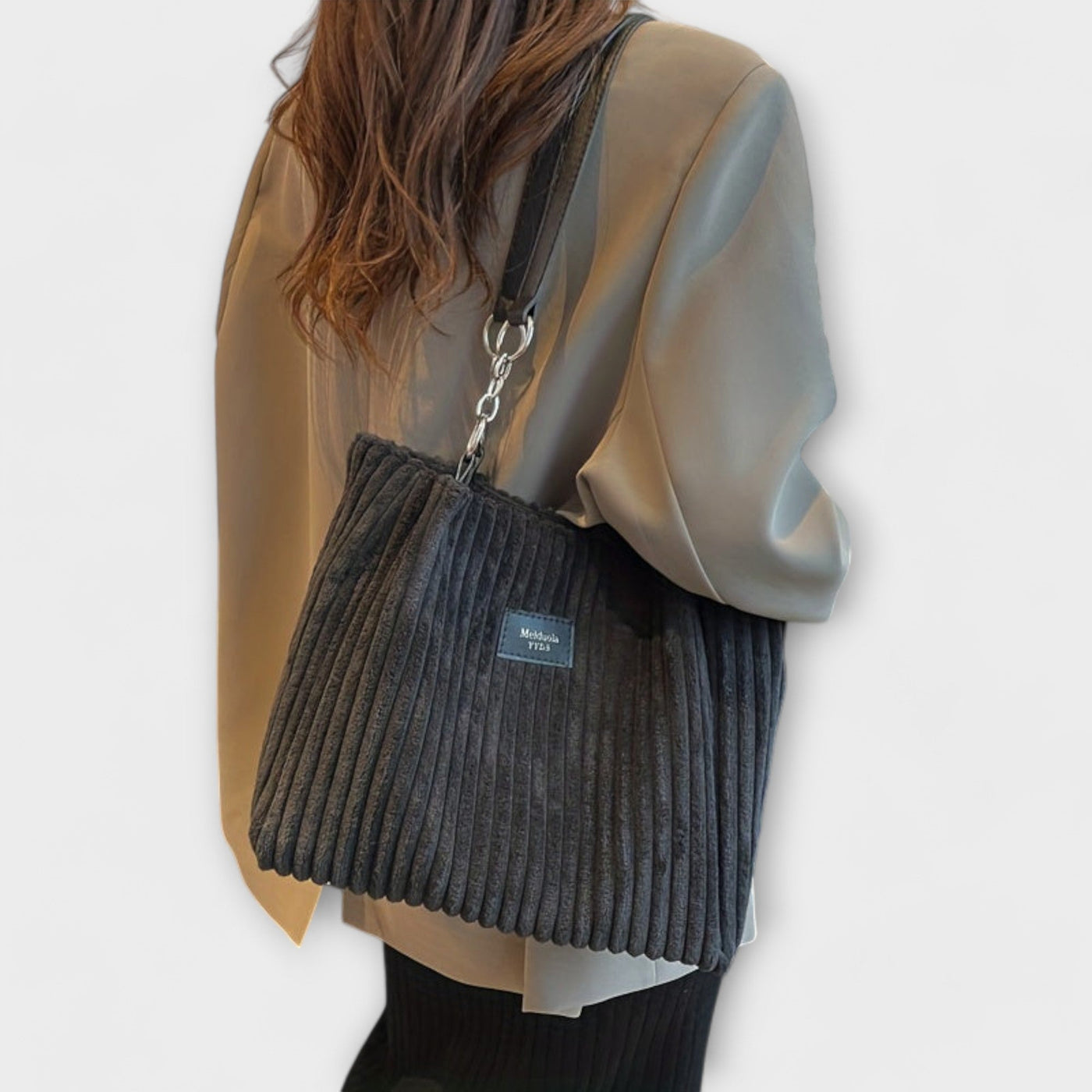 Victoria | Soft Cord Shoulder Bag