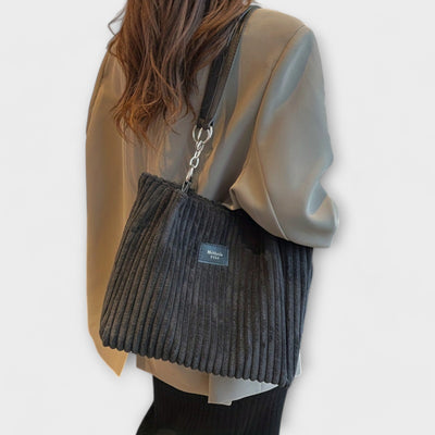 Victoria | Soft Cord Shoulder Bag