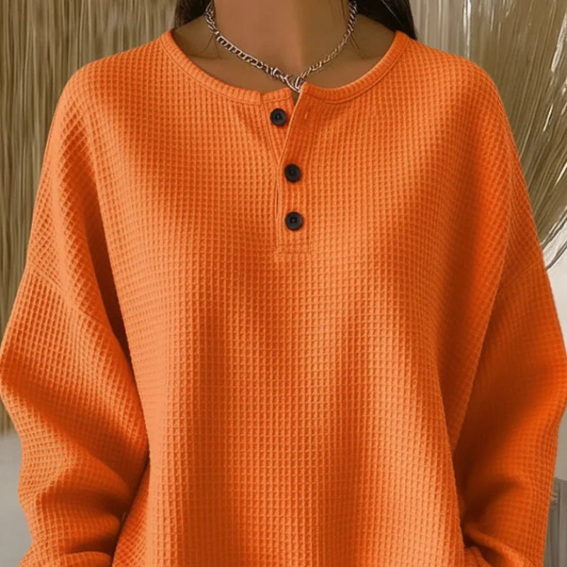 Olivia™ | Casual Waffle Top