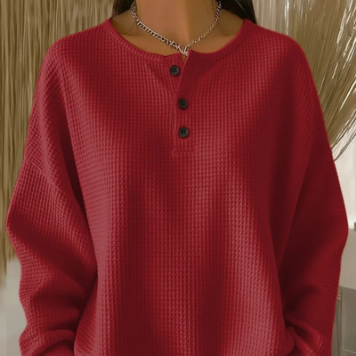 Olivia™ | Casual Waffle Top