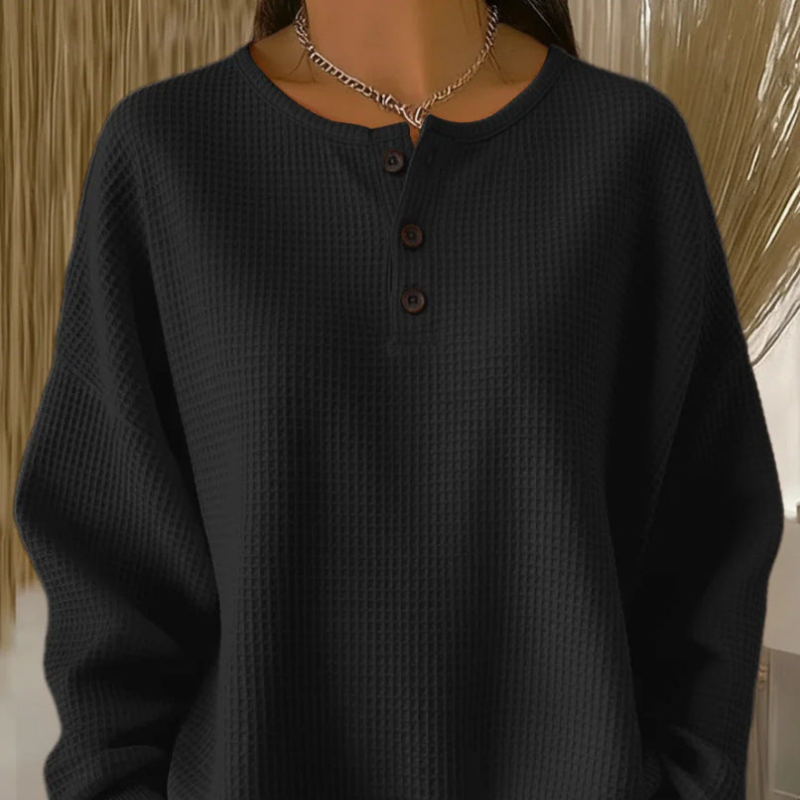 Olivia™ | Casual Waffle Top