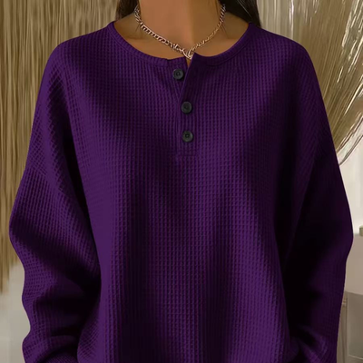 Olivia™ | Casual Waffle Top