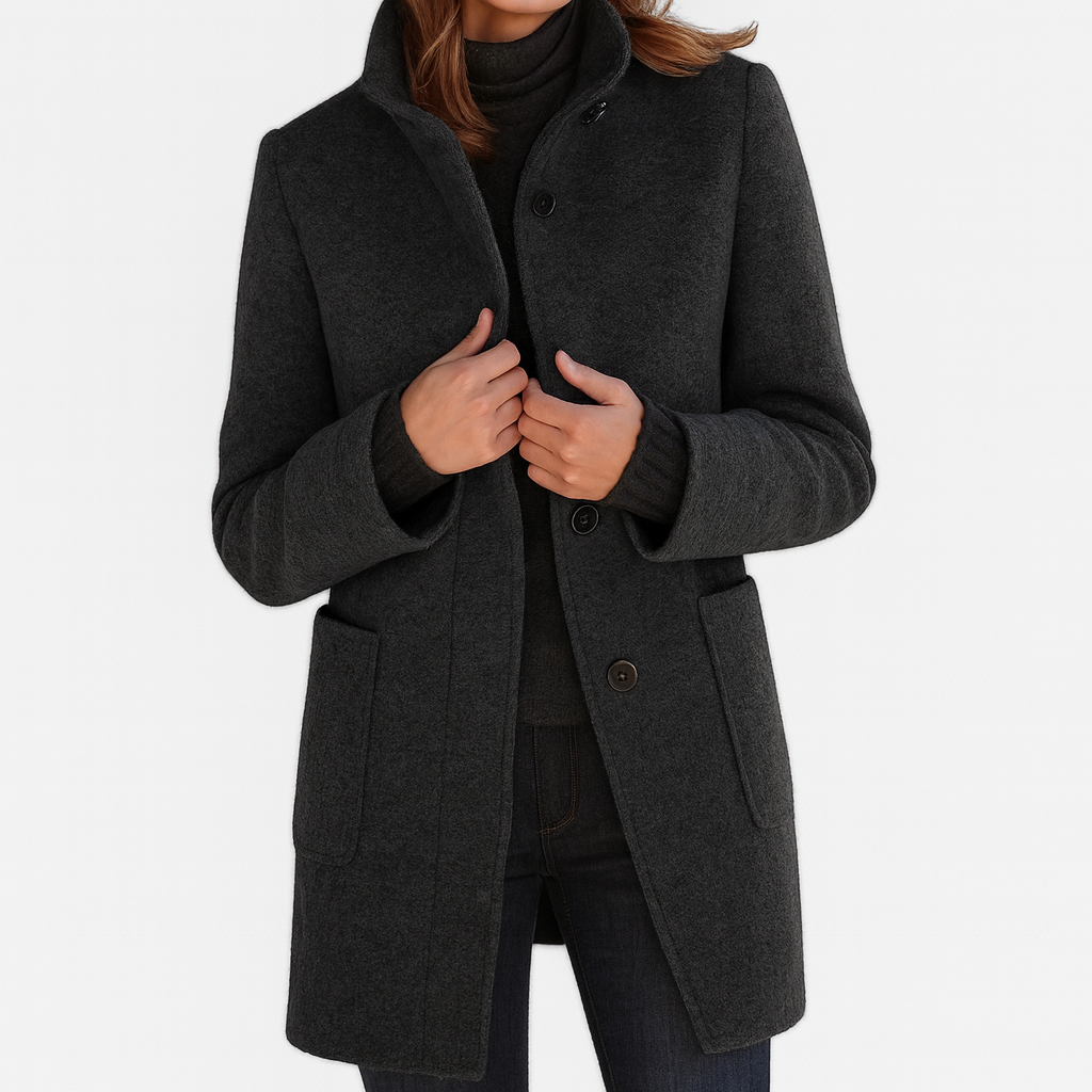 Victoria | Ladies Coat with High Collar