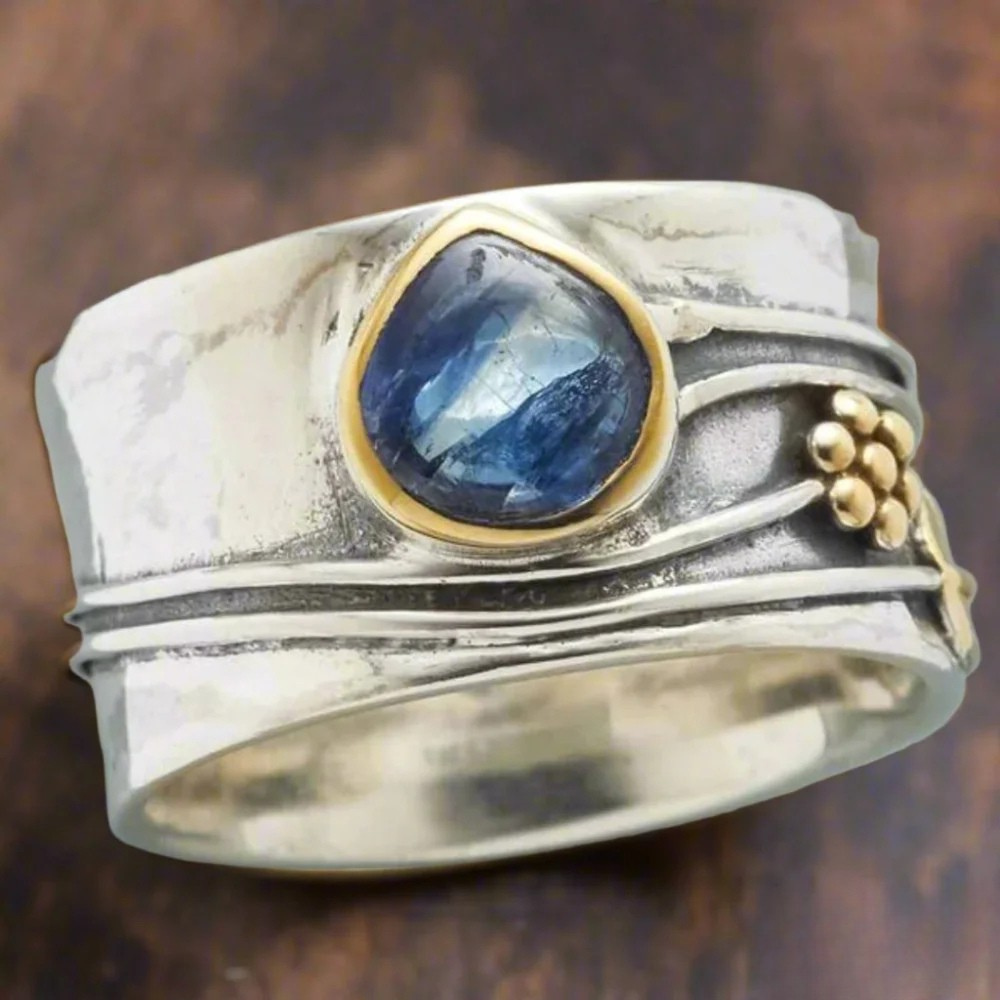 Victoria Bohemian Gemstone Meditation Ring |