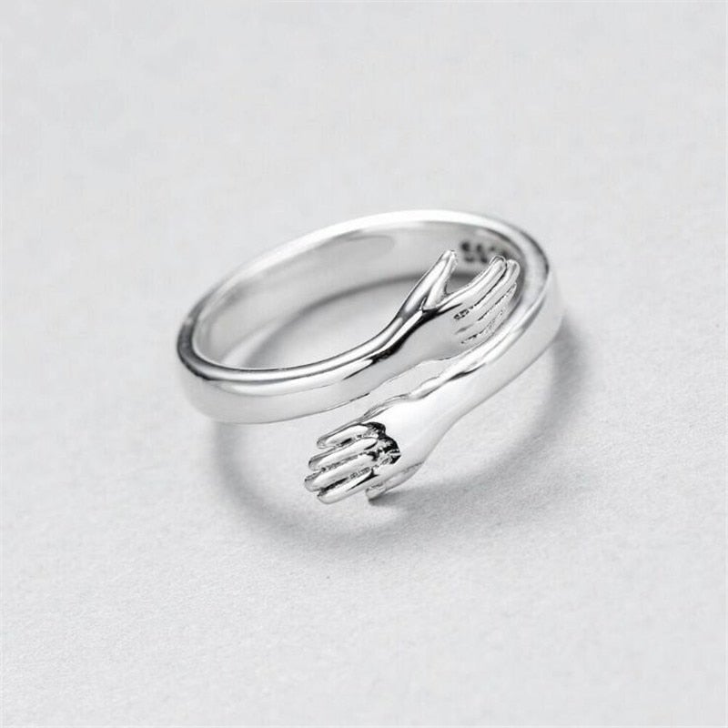 Victoria Silver Embrace Ring |
