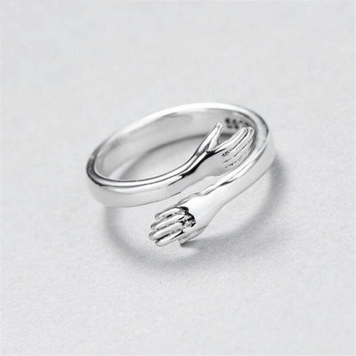 Victoria Silver Embrace Ring |