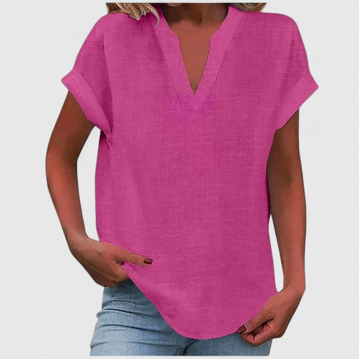 Olivia | Comfortable V-Neck Blouse