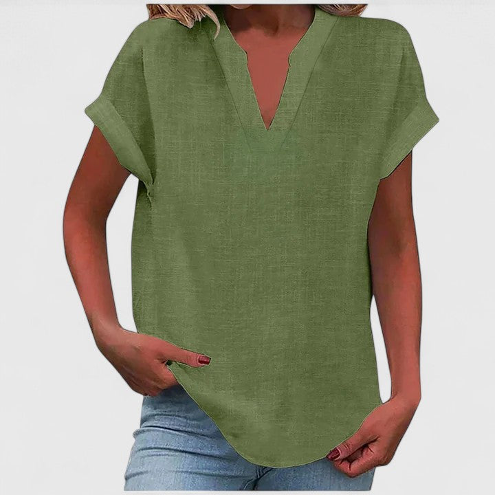 Olivia | Comfortable V-Neck Blouse