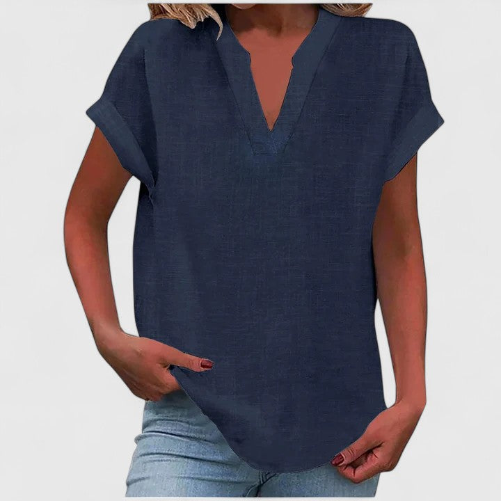 Olivia | Comfortable V-Neck Blouse