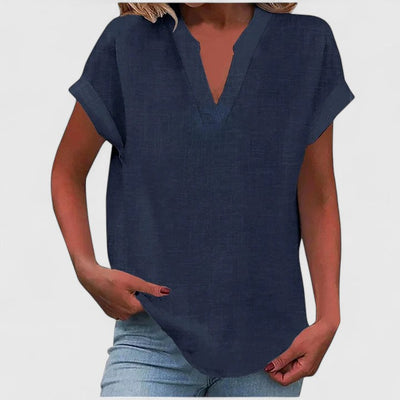 Olivia | Comfortable V-Neck Blouse