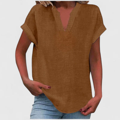 Olivia | Comfortable V-Neck Blouse